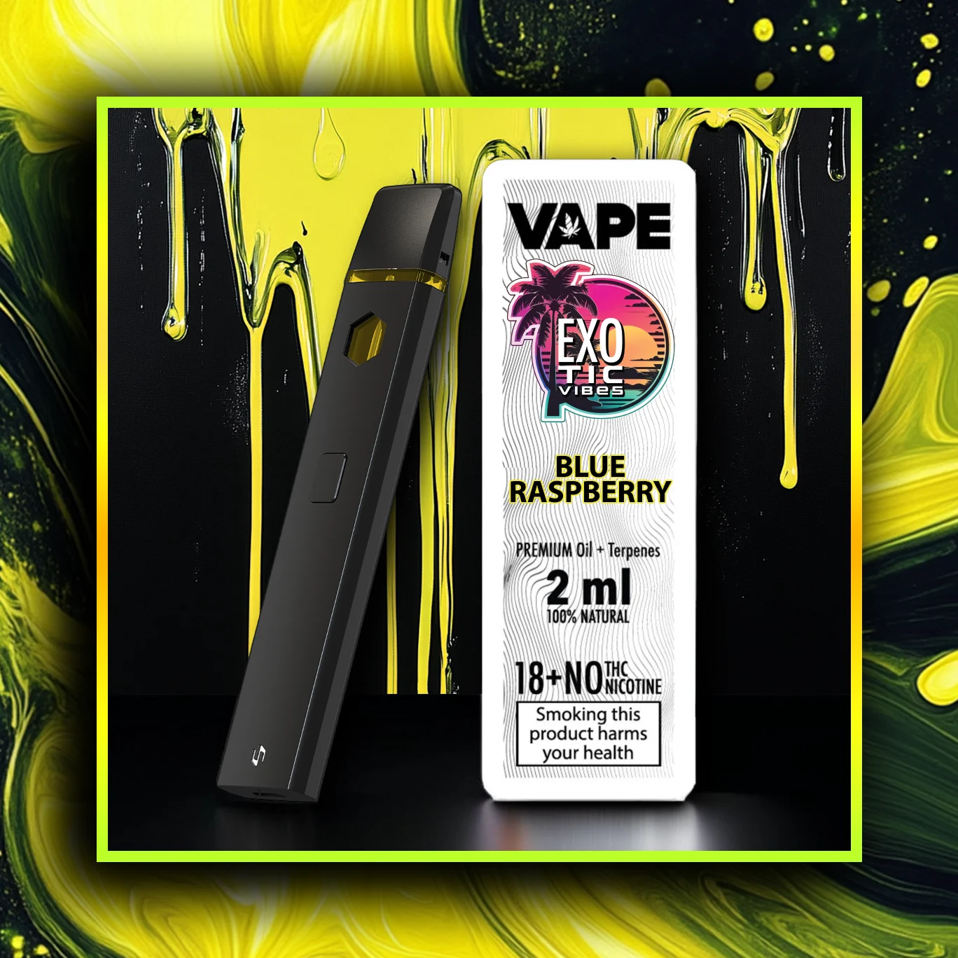 Sú Craobh Gorm HHC Préimh Vape - 2.00 ml. HHC