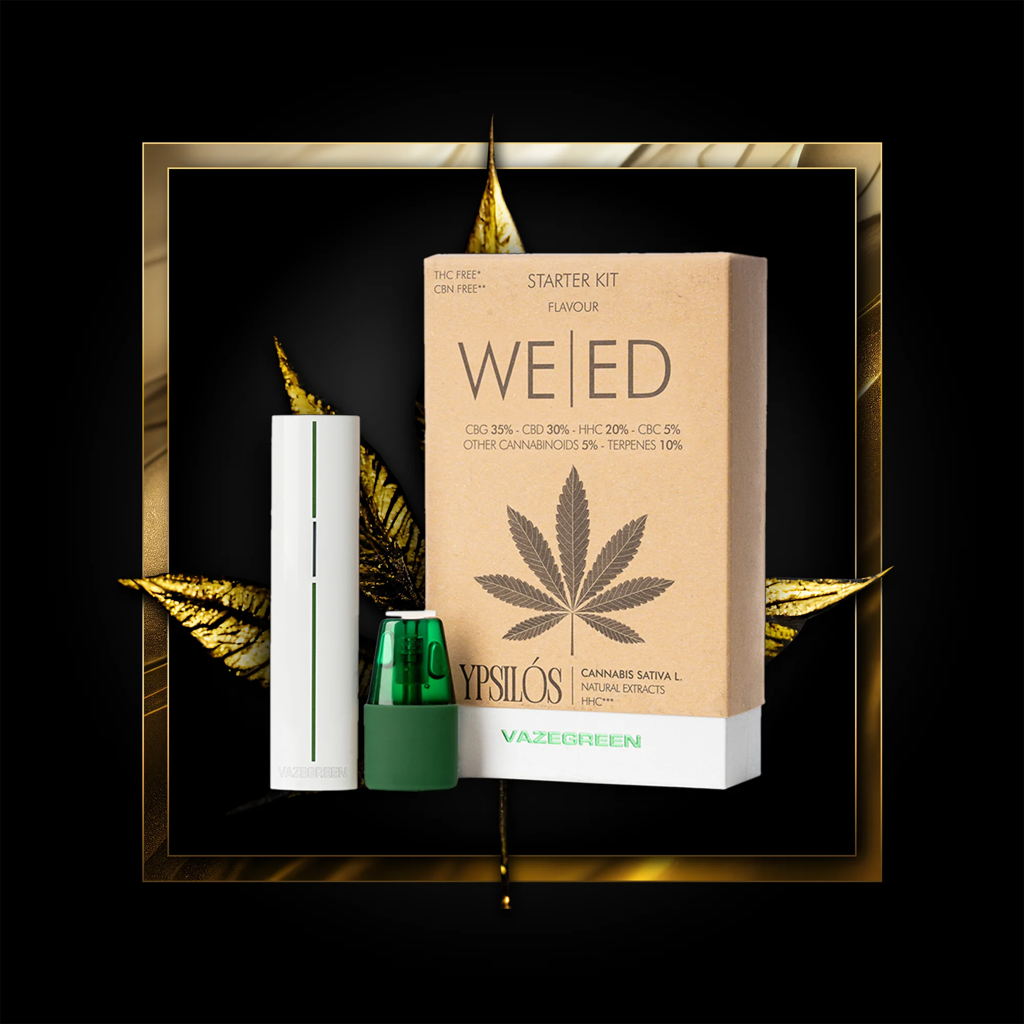 Peann Weed (trealamh tosaithe) 500 clúimh - 1.00 ml. HHC